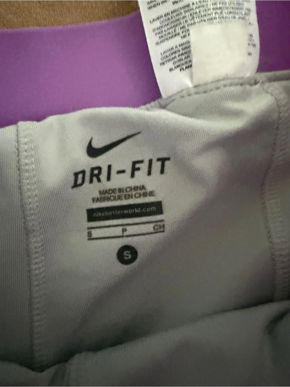 Nike Dri-FIT Women’s Purple Running Shorts Size Small Built-In Liner